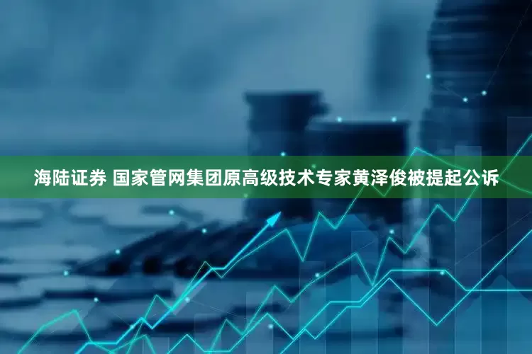海陆证券 国家管网集团原高级技术专家黄泽俊被提起公诉